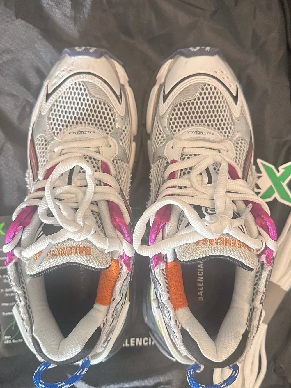 Balenciaga Multicolor Authentic Runner Sneaker - Picture 2 of 9